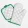 Kitchen set of the share "Lovely Life": a take -off 17x17 cm, mittens 26x16 cm, 100% p/e