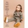 Knitted children's Knitted Amarobaby Noodles, height 74 cm, brown color