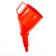 Flood funnel with an angular nose, with a net, collapsible, diameter 123 mm, length 325 mm, mix