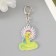 Acryl keychain "Snake with Marakas in the Indian headdress" 5.8x4.3 cm