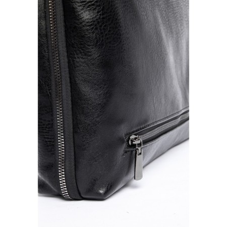Male portfolio, eco-leather, de-gosa black, 38x6x30 cm-2