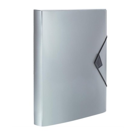 A4 elastic band, 800 μm, Calligrata Top "Mistral", Koreshok 40 mm, up to 300 sheets, silver