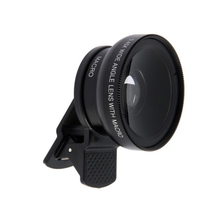 A wide-angle macro lenses for a phone 2 in 1, 0.45x, 37 mm, black-8