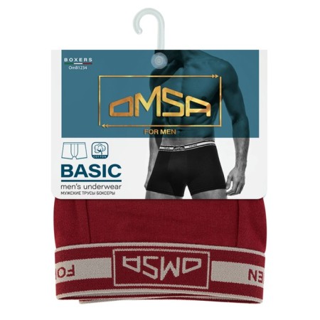 Men's Boxers Omsa 1234, size 46, Bordo color-2