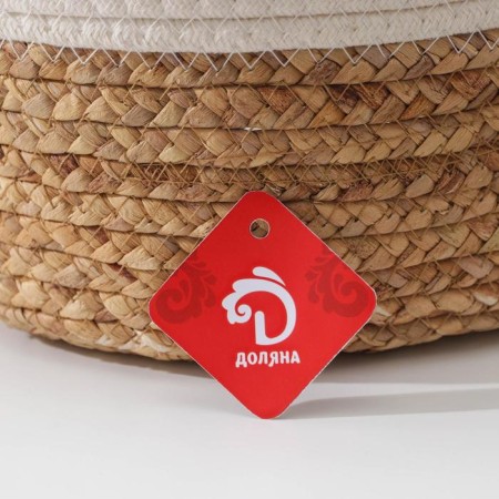 Storage basket wicker handmade share "Ronda", wicker, 35 × 29 × 27 cm-3