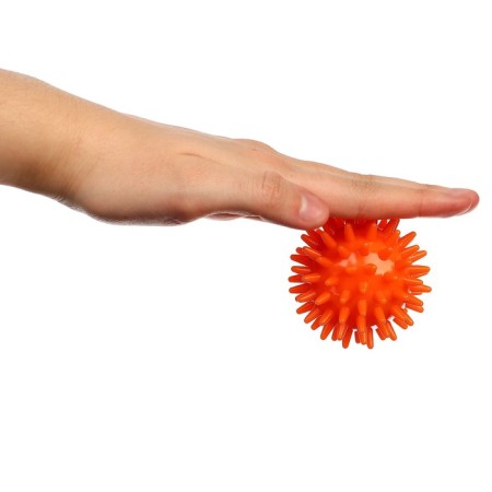 Developing massage ball "Montstrika", diameter 6 cm, orange color, crumb I-10
