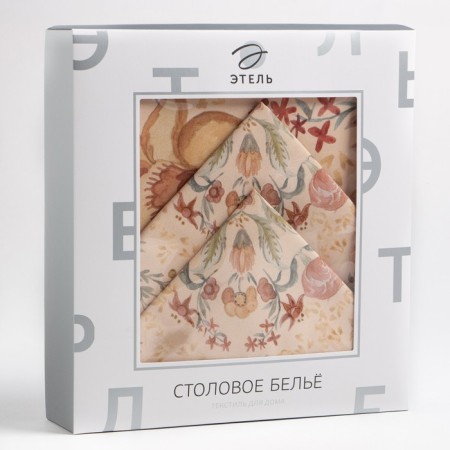 GPEC "Ethel" Floral Pattern, size 147x112 +/- 2 cm with GMVO, 100% cotton, sarzha 190 g/m2-7