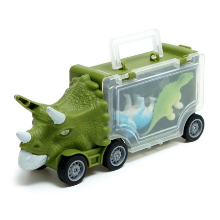 Dino truck set, 3 pcs, with dinosaurs-3