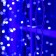 Garland "Curtain" 2 × 3 m, IP44, UMS, white thread, 760 LED, Blue glow, 220 V