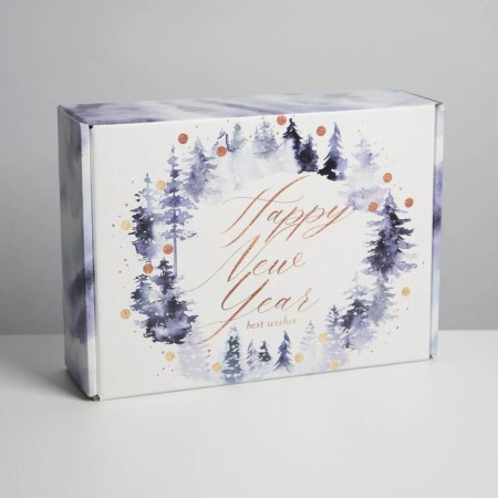 Folding box Happy New Year, 30.7 x 22 x 9.5 cm, New Year-2