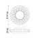 Lamp Pattern, 50 W, GU10, white color, D = 65mm