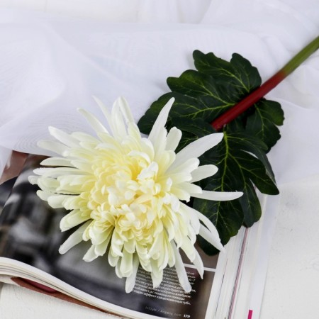 Artificial flowers "Pionovid Astra" 17x63 cm, white