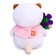 Soft toy "Lee Baby with flowers made of felt", 20 cm