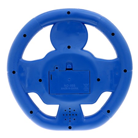 Musical toy "I am a driver", sound effects, works from batteries, blue color-4