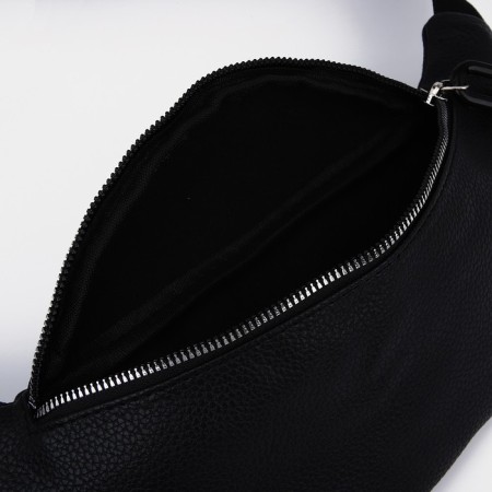Lightning waist bag, black color-5