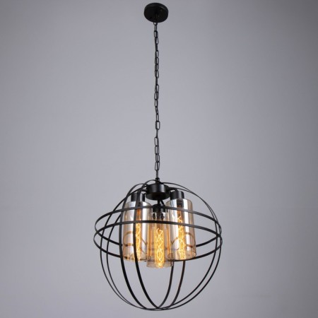 Lamp Bayerlux "Sphere" E27 40W Black 40x40x40-95 cm-1