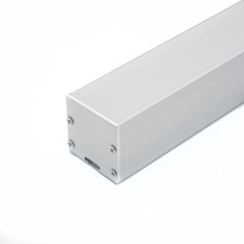 Профиль накладной для светодиодной ленты Feron, CAB256, 2 м, цвет серебро