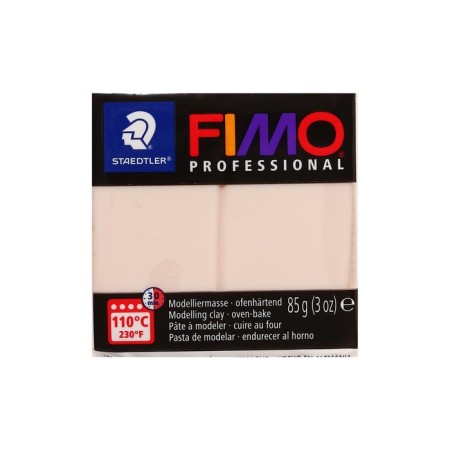 Plastic - polymer clay, 85 g, Professional, translucent pink-1