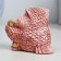 Figure "Owl with microphone" Red-brown, 5x5x5cm