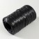 Yarn "for knitting washcloths" 100% polypropylene 400m/100 ± 10 g in the shape of a cylinder (black)
