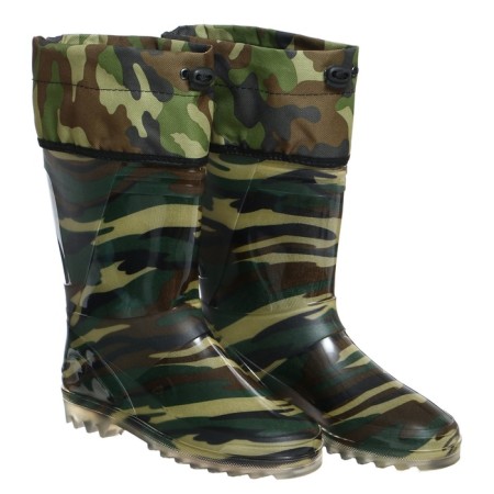 Men's boots S-10RUM, PVC, insulated, camouflage mix, size 44 (285)-3