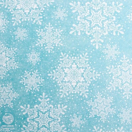 Box for confectionery with PVC lid "Let it Snow", 21 x 21 x 3 cm, new year-6