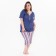Homemade set (T -shirt and breeches), jeans color, size 54