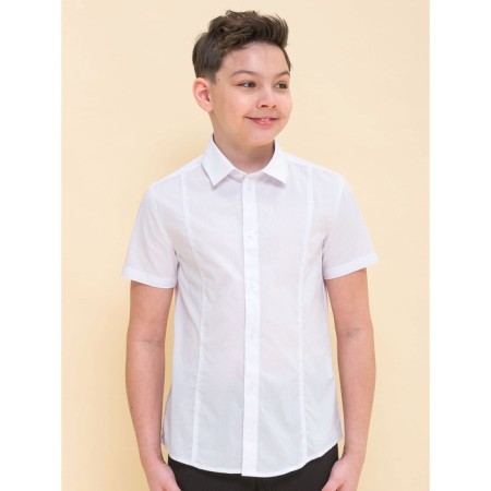 Surchachka upper for boys, height 134 cm, white color