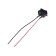 Keyboard switch with fixation, wire 10 cm, red