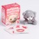 Soft toy "lovely teddy bear" in a set with stickers