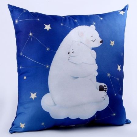 New Year's pillow Square "Bear and Baby", for the New Year-1