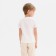 Minaku Boy shirt: Cotton Collection Color White, Height 104