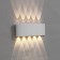 Front Fatter "Permeosphere", FSD-066, 10 W, 3000K, 5 rays, IP65, 220 V, plastic, white 10084