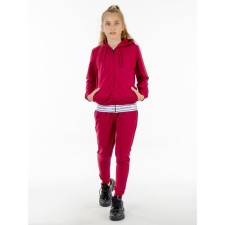 Sports suit for girls ise, height 158-164 cm, burgundy color