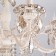 Elisha 8x60W E14 chandelier white with gold