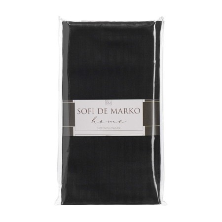 Tiffany pillowcase, size 70x70 cm, black color-1