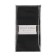 Tiffany pillowcase, size 70x70 cm, black color