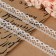 Capricon lace, 10 mm × 10 ± 1 m, white color