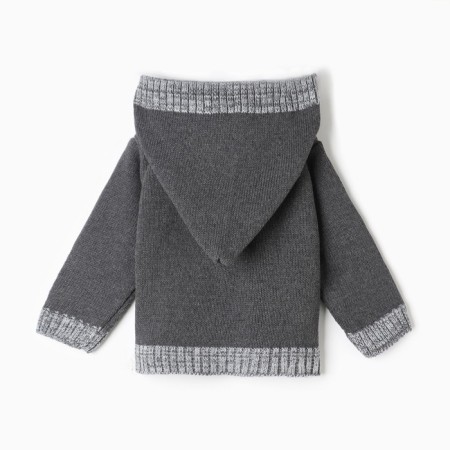 Jumper knitted baby I am a height 86-92 cm, graphite-3