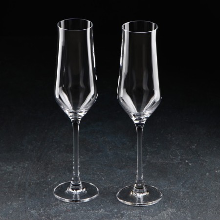 A set of glasses for champagne Alca, 220 ml, 2 pcs-1