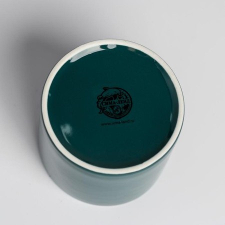 Ceramic pot with embossing, flower garden pots, 8 x 7.5 cm-6
