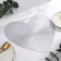 Napkin Serving shares heart ts. Serebro, D 38 cm