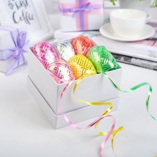 Packaging tape with a gold strip, assorted, set 6 pcs., 0.5 cm x 10 m