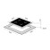 Hlect surface Maunfeld EVI.594ST-BK, induction, 4 burners, sensor, black