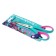Scissors 16 cm Erichkrause "Endeavor Tropical", double sharpening, anti -slip rubber inserts, mix, euro -handings