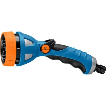 A pistol for watering, 7 modes, fast -fast connection, metal, Grinda Proline-2