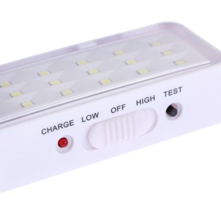 Emergency LED lamp, 30 LED, 3 W, AC/DC, 220 V, battery. Lead Acid, White-4