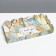 Cookie box, confectionery packaging with PVC lid, holography, “stone”, 10.5 x 21 x 3 cm