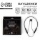 Wireless headphones with a microphone "Music", model LV-044