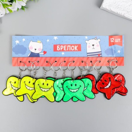 Tile plastic reflective "teeth" mix 5x5 cm-1